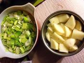 Home-style Potato Leek Soup {with BACON}