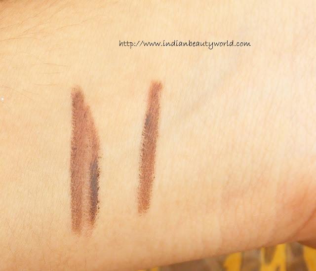 NYX LONG PENCIL - Dark Brown review and swatches
