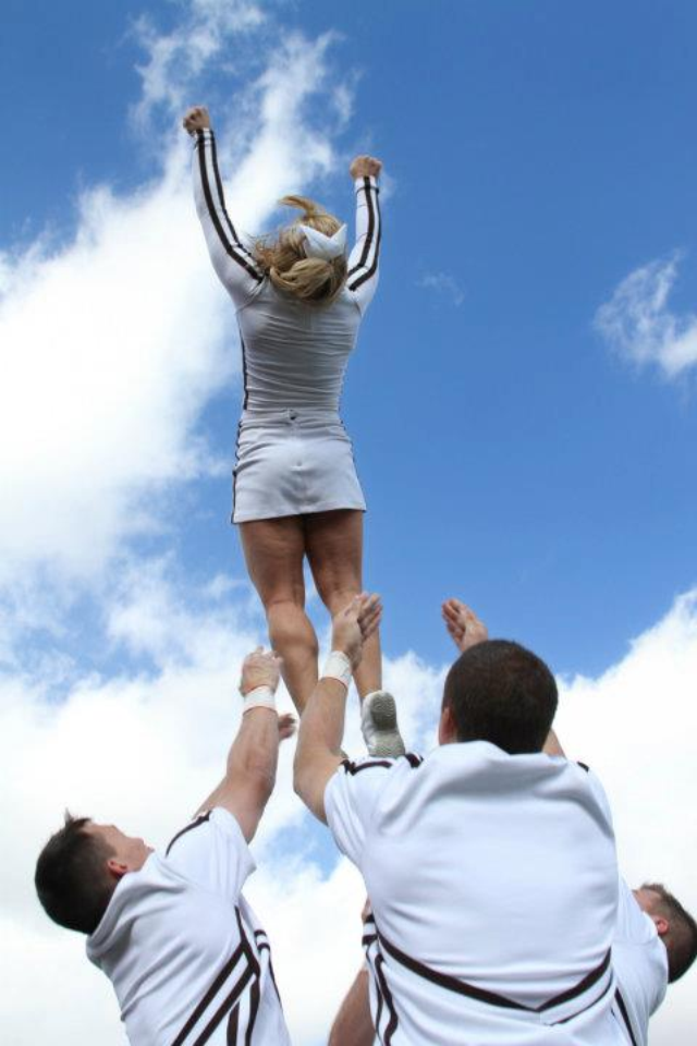 High Flying Bowling Green Cheerleaders