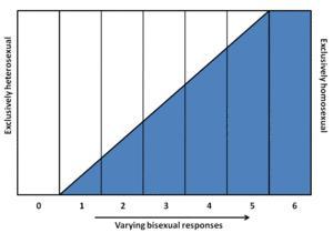 Kinsey's scale of heterosexual and homosexual ...