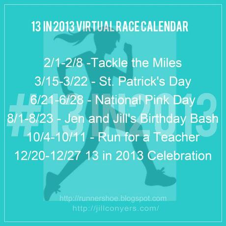 2013 Race Calendar