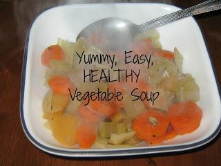 SUPER Easy HEALTHY Vegetable soup!