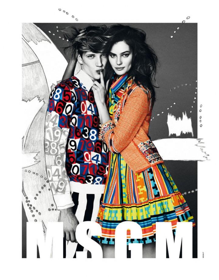 Juju Ivanyuk for MSGM Spring 2013 Campaign by Giampaolo Sgura 2 720x921 Juju Ivanyuk for MSGM Spring 2013 Campaign by Giampaolo Sgura