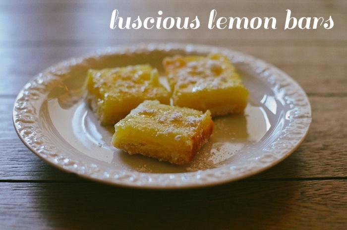 Luscious lemon bars | Where my heart resides