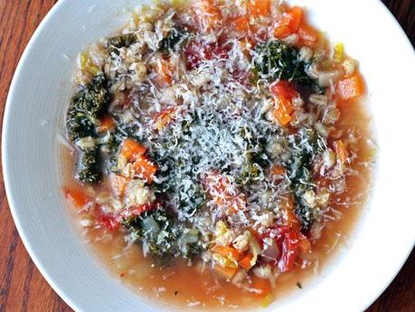 Kale and Farro Soup