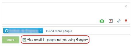 Sharing Google+