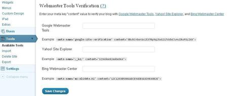 Wordpress.com Google verification