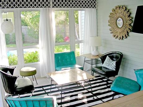 Danika Gorgeous Shiny Things' sunroom redo