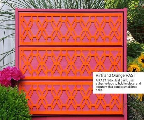 O'verlays: pink & orange RAST