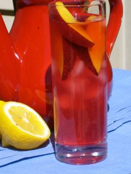 Hibiscus-Lemon Iced Tea (sugar-free)