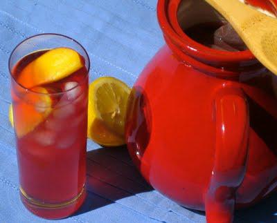 Hibiscus-Lemon Iced Tea (sugar-free)