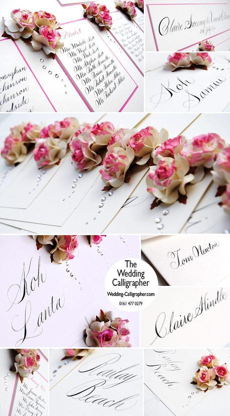 wedding calligraphy by claire