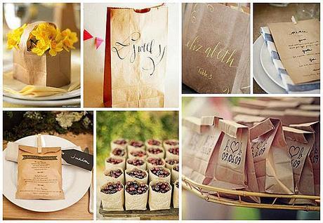 Paper Bag Wedding Inspiration from Before the Big Day UK wedding blog