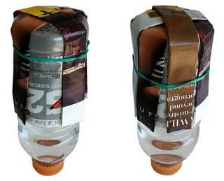 Recycled Magazine Cup Holder