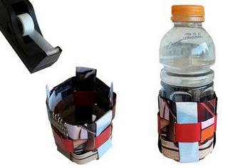 Recycled Magazine Cup Holder