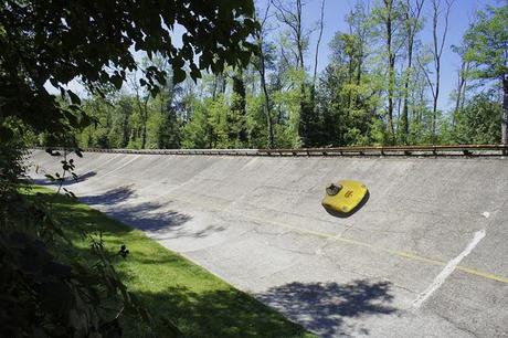 On the banking at Monza