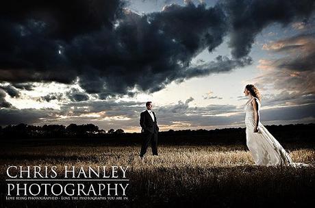 Dramatic portrait photography bridal shoot Chris Hanley