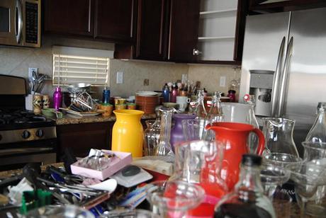 operation declutter the kitchen.