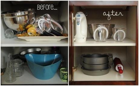 operation declutter the kitchen.