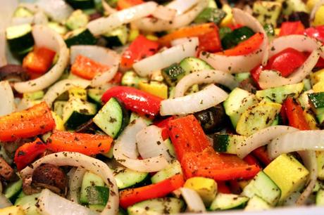 Healthy Baked Penne with Roasted Vegetables