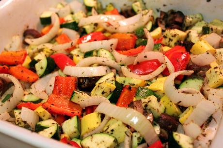 Healthy Baked Penne with Roasted Vegetables