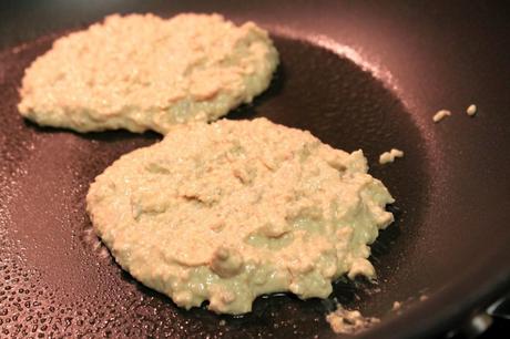 Roasted Rosemary Potatoes and Oatmeal Sunflower “Pancakes”