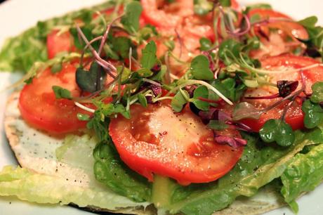 Butternut Squash Soup & Gourmet Salad Flatbread