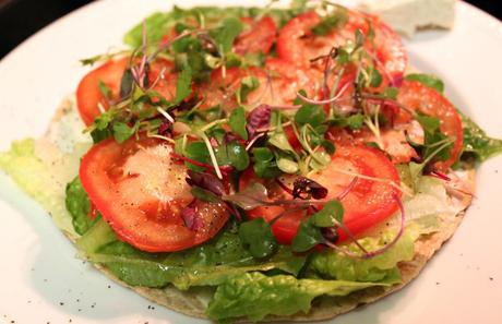 Butternut Squash Soup & Gourmet Salad Flatbread