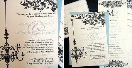 vintage wedding invitations via Ruffled blog