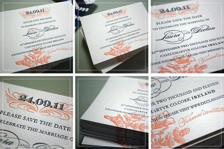 Bespoke vintage wedding stationery in the UK by Emma-Jo