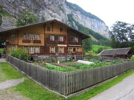 The amazing mountains Lauterbrunnen in Jungfrau region of Switzerland