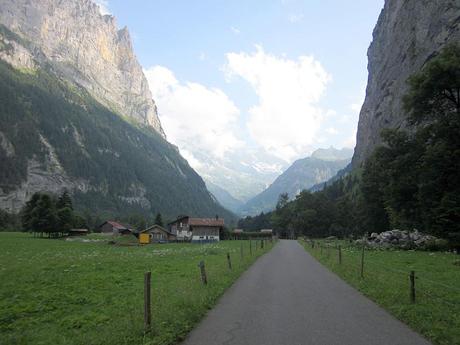 The amazing mountains Lauterbrunnen in Jungfrau region of Switzerland