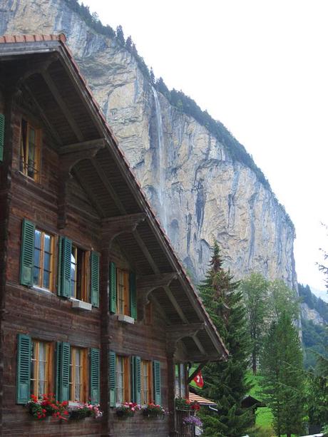 The amazing mountains Lauterbrunnen in Jungfrau region of Switzerland