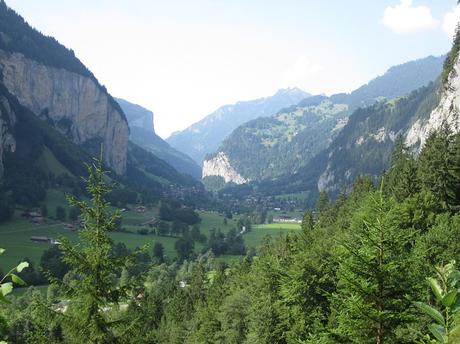 The amazing mountains Lauterbrunnen in Jungfrau region of Switzerland