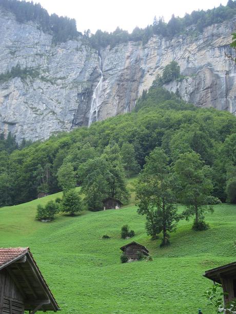 The amazing mountains Lauterbrunnen in Jungfrau region of Switzerland