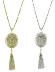 french tassel lockets1 231x300A Treasure Chest Full of Vintage Locket Necklaces!