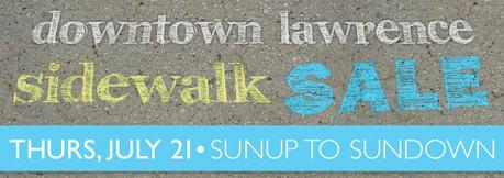 Downtown Lawrence Sidewalk Sale 7/21