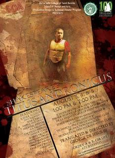 De La Salle-College of St. Benilde School for Design & Arts stages a Filipino Titus Andronicus