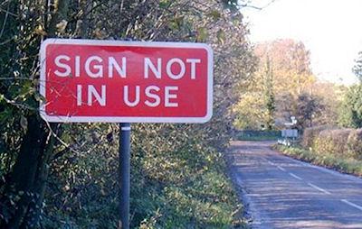 Completely Useless Signs