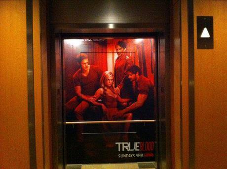 First signs of Comic Con 2011 – the elevators are decked out