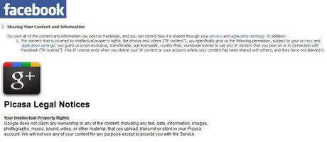 Google+ vs Facebook Property Policy