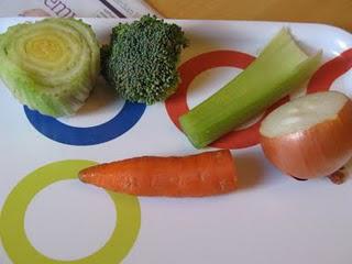 Print making using vegetables