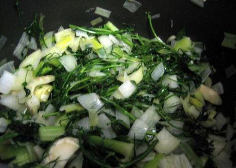 Soupe de poisson - Bouillabaisse - Add fennel stalks
