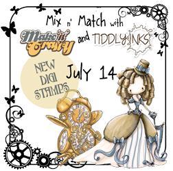 Make it Crafty & Tiddly Inks ~ {Victorian Steampunk} release July 14th