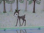 Experimenting with Watercolours Bambi Water Scene
