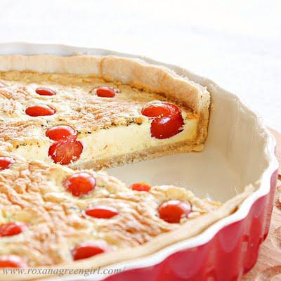 Cherry Tomato Quiche