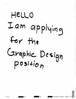 Design CV & Cover letter presentation