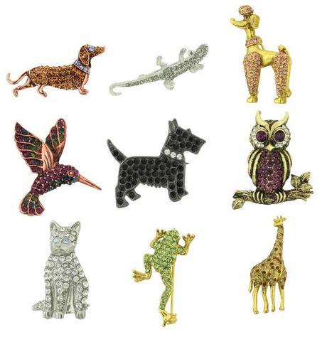 animal brooches