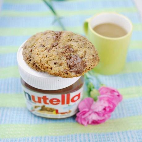 Nutella Chocolate Chip Cookies