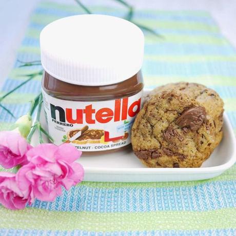 Nutella Chocolate Chip Cookies